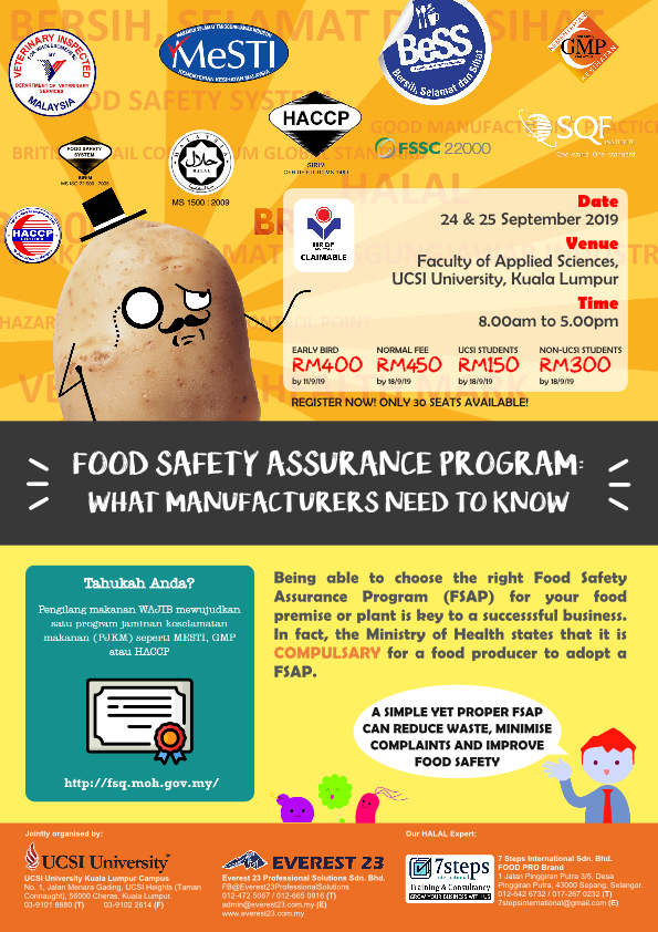 Food Safety Assurance Program (FSAP)